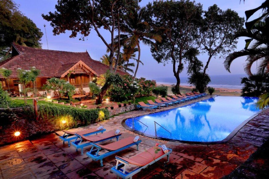 Somatheeram Ayurveda village pool kovalam