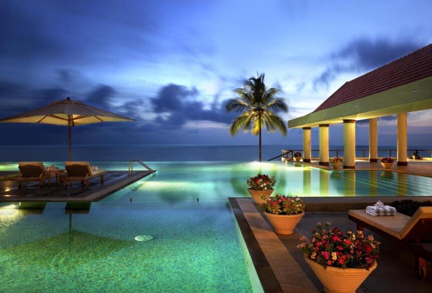 The Leela Kovalam private pool