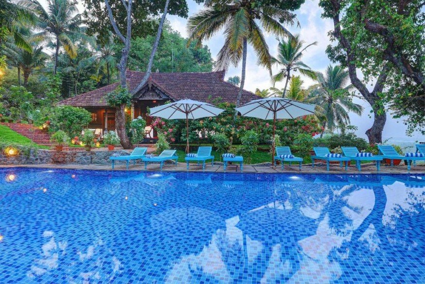 kovalam resort with pool Somatheeram Ayurveda village